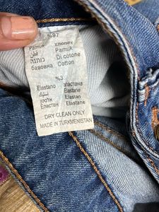 Women’s Blue Distressed Jeans Waist 30inch