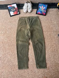 Vintage Olive Green Pants 550 Series Levi's