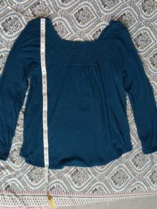 Teal Long Sleeve Top