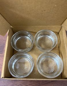 4 Small Glass Bowls