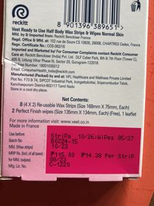 Veet Professional Wax Strips