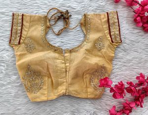 Women Red &amp; Beige Netted Lehenga Set | Bust 30 | U