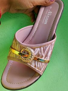 Pink Nizam Slides - Size 8