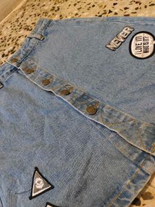 Denim Mini Skirt