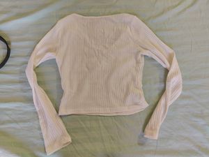 Shein white Crop Top
