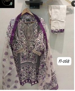 Blue Embroidered Kurta Set