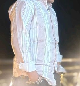 Striped Button-Down Shirt