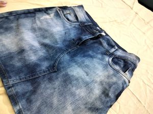 Denim Mini Skirt