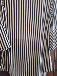 Striped Flared Sleeve Top