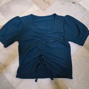 Elegant Ruched Front Top