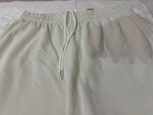 Beige Wide Leg Pants