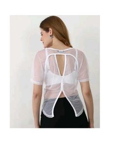 Cut-Out Mesh Top