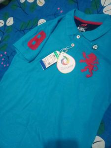 Mascot Polo Tee Blue