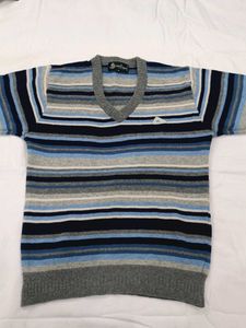Striped V-Neck Sweater