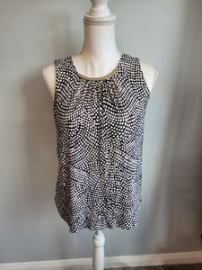Printed Sleeveless Top