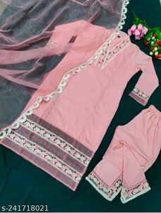 Elegant Pink Kurta Set with Dupatta