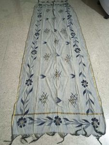 Hand-Painted Floral Dupatta