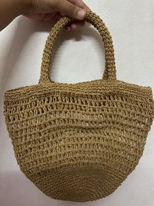 Mango Straw Handbag