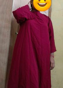 Solid Maroon Dress