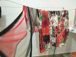 Saree( Sattan+ Net)