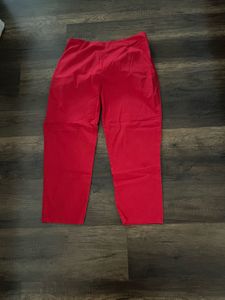 Crop Palazzo With Side Zip
