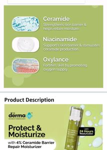 The Derma Co Ceramide + HA Intense Moisturizer wit