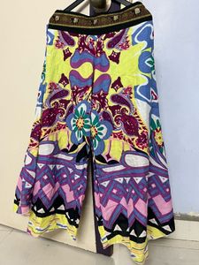 Korean Chromatic Flared Plazzo