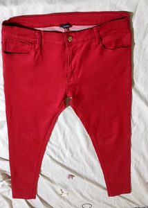 Red Denim Jeans