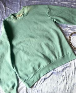 Light Blue Oversized Sweatshirt
