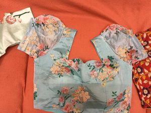 Brand New Designer Blouse - Light Blue