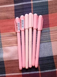 Red Pen Set of 6 Available
