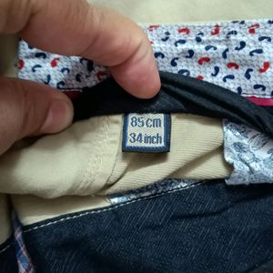 Max Brand Beige Color Narrow Bottom 34 Inch