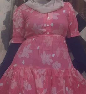 Floral Pink Dress