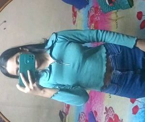 Mint Green Zip-Up Top