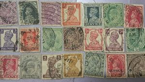LOT OF 21 BRITISH INDIA Stamps