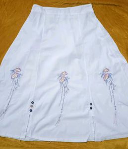 Fairycore Embroided Skirt