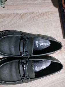 Green Leather Loafers