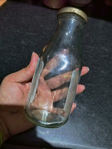 Empty Glass Bottle For Making Coffee &amp; Milkshake