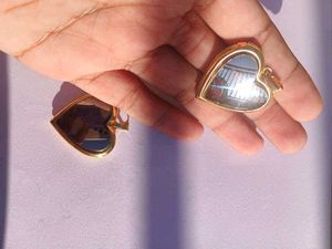 mirror heart locket