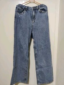 Wide Leg Denim Jeans