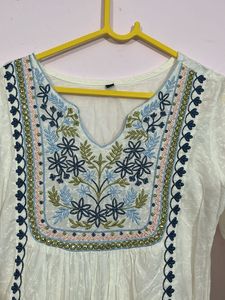 Embroidered Casual Dress