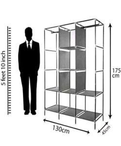 Wardrobe Of 8shelves Storage Unit