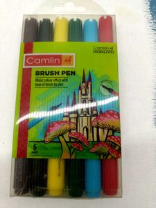 Camlin Brush Pen And Free Crayon On It