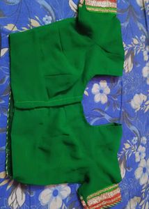 Elegant Green Saree