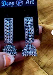 Deep Art Jhumka Earrings