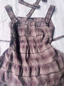 Cute Plaid Mini Dress