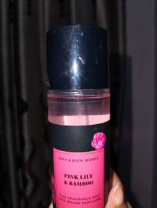 Pink Lily &amp; Bamboo Mist By Bath &amp; Body Works