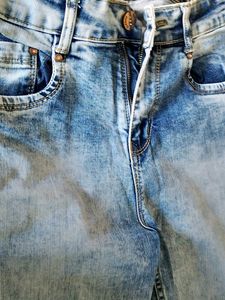 Acid Wash Denim Jeans