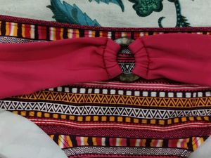 Patterned Bikini Bottom