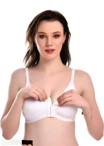 Front Open Bra for Womens/Girls Color White